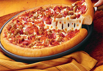 Meat lovers pizza